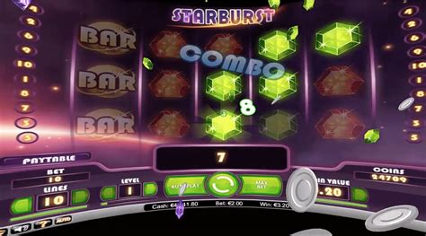 Starburst kolikkopeli .